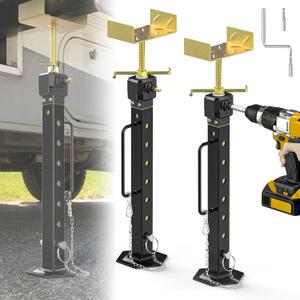 2025 Upgraded RV Slide Out Supports Stabilizer Jacks, [Allow Drill Adjust] 16" to 36" Adjustable Slide Out Support Jacks, Camper and Travel Slide Out Stabilizer Jacks, Supports Up to 5,000 lbs