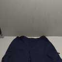 QPNGRP Men's 9" Inseam Stretch Waist Zipper Cargo Shorts with 6 Pockets (Navy, XL)