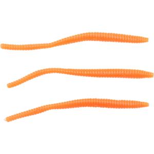 Berkley PowerBait Power Floating Trout Worm Fishing Soft Bait (3" (15 Count), Fluorescent Orange - Original Scent)