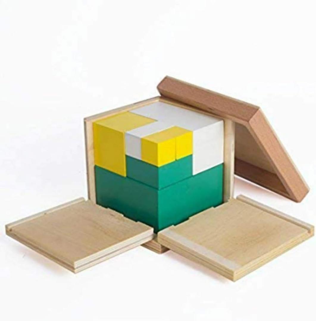 Montessori Baby Math Toys Power 2 Cube Training Early Educational Preschool Training Kid Math Learn Toys Brinquedos Hobbies Math