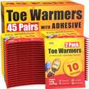 Toe Warmers - Up to 10 Hours of Heat, Easily Apply with Adhesive - Ultra Thin, Easy, All Natural - Air Activated, Odorless Hot Toe Warmers - Sport Temp