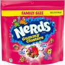 NERDS Gummy Clusters, Candy, Rainbow, Crunchy and Gummy, 18.5 oz (EXP 04/01/26)