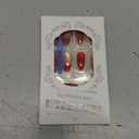 Valentines Press On Nails Almond Medium Fake Nails Heart Red Glitter Nail Press Ons With Bow Star Design Acrylic Nails Pink Holiday Glossy False Glue On Nails For Women Manicure Decor 24Pcs