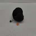 MLVOC Travel Pillow 100% Pure Memory Foam Neck Pillow, Comfortable & Breathable Cover, Machine Washable, Airplane Travel Kit with 3D Contoured Eye Masks, Earplugs, and Luxury Bag, Standard (Black)