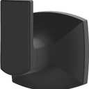 Pfister Vaneri Towel Hook, Bathroom Towel Hook, Wall-Mounted, Screw-In, Matte Black Finish, BRHVRI0B