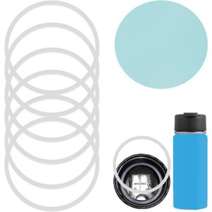 Greant 6 PCS Replacement O Ring for Hydroflask Lid, Rubber Seal for Hydro Flask Wide Mouth Coffee Lids, 2 inch Flip Lid Gasket