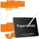 OMOTON PAPERSENSE 2 Paper Screen Protector for iPad Air 11 Inch M3 2025 & M2 2024 (7th/6th Gen), Matte-layer Glass with Dust-free Install Tray, Write like on Paper, Anti-glare, Apple Pencil Support