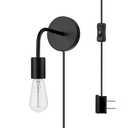 GLOBE HOLDEN PLUG-IN WALL SCONCE