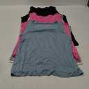 BQTQ 5 Pack Women's Tank Tops Square Neck Sleeveless Ladies Tank Top Undershirts (X-Large, Black,white, Gray, Blue, Rose Red)