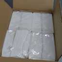 JOLLY CHEF 200 Pack Disposable Paper Napkins, Soft Bathroom Napkins for Guests, 2-Ply White Paper Hand Towels for Halloween, Wedding, Thanksgiving