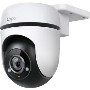 TP-Link Tapo 1080P Outdoor Wired Pan/Tilt Security Wi-Fi Camera, 360 View, Motion Tracking, Works with Alexa & Google Home, Night Vision, Free AI Detection, Cloud & SD Card Storage, Tapo C500