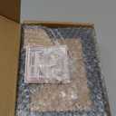 4x6 Picture Frame Set of 4, Made of Real Glass and Black Wooden Frame, 4 by 6 Photo for Wall or Tabletop - Display Picture 3.5x5 with Mat or 4x6 Without Mat