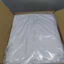 Obstal 6 Pack Stretch Spandex Table Covers for 8 Foot Tables - 8 FT Universal Rectangular Fitted Tablecloth Protector for Wedding, Banquet, Party (White, 96 Length x 30 Width x 30 Height Inches)
