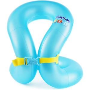 Kids Swim Vest for 3-6yrs/7-14yrs,Inflatable Portable Arm Floaties with Dual Air Bag＆Adjustable Safety Buckle for Pool ＆ Beach,Safety Learning to Swim Aid for Children 33-50 lbs/50-88 lbs