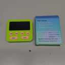 Pomodoro Timer for Kids, Productivity Timer with Loud Alarm, Digital Timers for Classroom, Suitable for ADHD Study Kitchen Work 1Pcs-Green