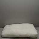 Shredded Foam Sofa Back Cushions Replacement Fluffy Memory Sponge Couch Pillow with Quilted Design 28x18x5 Inch Lumbar Support Pillow for Sofa Bed Floor (1PC)