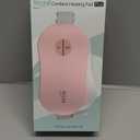 LISACOOL Portable Ccordless Heating Pad for Period Cramps Electric Waist Belt Device Portable Heatings Pad with 3 Heat Levels and 3 Massage Modes Birthday Gifts for Women and Girls (Purple)