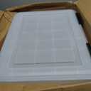 IRIS USA File Box WeatherPro Organizer Plastic for Letter/Legal, Water Resistant Document, Durable Lid, Seal w/Secure Latching Buckles, Stackable, Nestable, Clear 32 Qt. 1 Pack