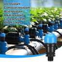 Threlaco 2 Pack Air Release Valve 3/4 Inch Air and Vacuum Release Male Thread Air Relief Air Bleeder Valve Vent Irrigation Water Saving System for Agricultural Drip Systems