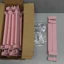 Skirt Hangers 20 Pack, Pants Hangers with Clips360  Swivel Hook Space Saving Hangersfor Pants, Skirts, Clothes, JeansPink