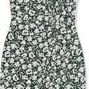 Amazon Essentials Women's Sleeveless Crossover Twist Neck Faux Wrap Dress (Dark Green Floral)