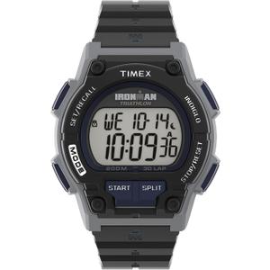 Timex Men's Ironman Triathlon Endure 30 Shock 42mm Watch (Black/Silver-Tone)