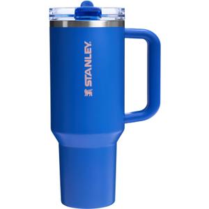 STANLEY Quencher ProTour Flip Straw Tumbler with Leakproof Lid 40 oz | Built-In Straw and Handle | Cup Holder Compatible for Travel | Insulated Stainless Steel Cup | BPA-Free | Royal Blue