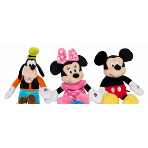 KIDS PREFERRED Disney Friends 3 Pack Plush Toys Set with Hand Fasteners