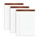 TOPS The Legal Pad, 8-1/2 x 11-3/4 Inches, Perforated, White, Legal/Wide Rule, 50 Sheets per Writing Pad, 2 Pads per Pack (75337)