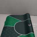 nuveti Poker Mat - 55 x 28inch Non-Slip Poker Table Game Mat - Portable Rubber Waterproof Poker mat for Table 6-8 Player Card Game Anti-Slip Rubber Poker Table Top Layout (55 X 28 Inch Rectangular-green7)