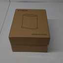 1.8 Gallons Small White Bathroom Trash Can with Lid, Slim Bathroom Garbage Bin, Removable Liner Bucket, Dog Proof Trash Can with Pop-Up Lid for Bedroom,Toilet