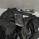 Plague Doctor Costume Black Cloak Robe with Bird Mask Leather Hood Scary Halloween Cosplay Dress up (140)