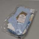 3 Piece Short Sleeve Top, Short and Hoodie Set for Infant Baby Boys, Girls, Unisex (6-9 Months, Tropic Shadow Chambray)