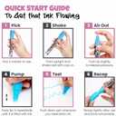 Chalk Markers 24 Pack, 6 mm Reversible Bullet & Chisel Tip, Liquid Chalk Pens for Glass, Windows & Chalkboards,19 Vibrant + 5 Metallic Colors, Wet Erase, Low Odor, Non Toxic Art Markers