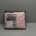 ALANSMA Reversible Weighted Blanket for All Season, Luxury Velvet, Warm and Cool, Adult 15Lb Weighted Blanket, Enjoy Sleeping Anywhere(Pink, 48''x72''15lbs)