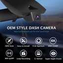 YuYue Electronic 4K Dash Cam Compatible with Toyota RAV4 2019-2021, Prime 2021-2024,LE Limited Premium XLE TRD Hybrid Model A,No Vent Hole,OEM Size,UHD 2160P,Loop Record,G Sensor,WiFi & APP,64GB Card