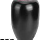 Dweekiy Gear Shift Knob,Car Universal Modification Manual Knob Gear Shift Head Shifter 6 Speed(Black)