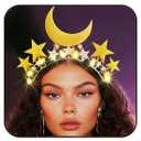 GORTIN Light up Star Headband Gold Halo Crown Headbands LED Moon Costume Hair Accessories for Women (Gold1, Free size)