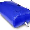 760 L/200 gal Water Bladder Storage Containers, Foldable Portable Water Tank Large Capacity Soft Water Bag, Drought Resistance, Fire Prevention, Emergency Water