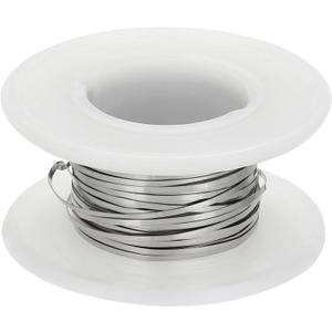 MECCANIXITY Flat Heater Wire 16.4 Ft Length 0.8mm Width 0.15mm Thick for Heating Elements