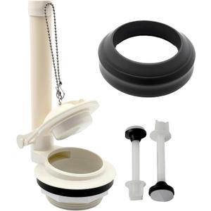 Toilet Flush Valve Kit Compatible with American Standard Champion 4 for Titan for Duravit Toilet Parts Replacement for American Standard 4149a 4215a 4260 4266, Include Flapper Gasket Bolt Kit