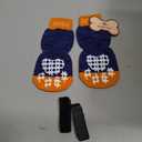 PUPTECK Non-Slip Dog Socks with Double-Sided Handles for Small, Medium and Large Dogs, Hardwood Floors Prevents Licking, Shoes for Small Dogs, XL