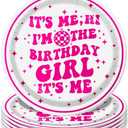 Pink I Tableware, 60 Pcs Music Birthday Decorations