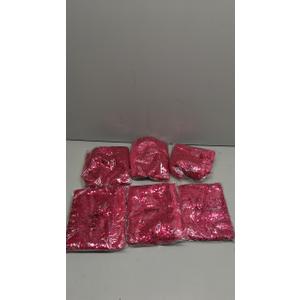 6 Pack Sequin Table Runner 12" x 108" - Sparkle Table Cloths for Baby Shower, Bridal Shower, Wedding, Birthday Party Table Decor (Hot Pink)