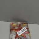 Aneco Red Glitter Mini Christmas Tree Topper Shatter-Proof 8 Inch Christmas Tree Decoration Treetop for Holiday Ornament or Home Decor