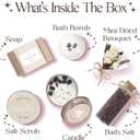 Birthday Gifts for Women Coffee Spa Gift Basket, Self Care Gift Set for Coffee Lovers, Bath Bomb & Relaxing Box for Her