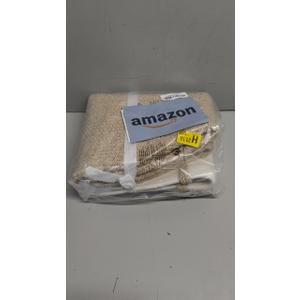 Large Woven Laundry Basket Hamper,60L Cotton Rope Storage Bin for Blankets,Toys and Clothes,Decorative Tall Nursery Hamper for Living Room,Baby Nursery,Bathroom and Bedroom,Brown