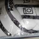 RoomTalks Mid Century Modern Washable Rug, Boho Cute Aesthetic 5x7 Area Rugs for Bedroom Dining Living Room Kitchen, Abstract Tropical Leaves Non Slip Thin Indoor Entryway Rug Accent Floor Carpet (Terracotta and Black)