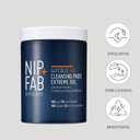 Nip + Fab Glycolic Fix Night Pads Extreme XXL (100 Count) – 5% Glycolic Acid Exfoliating Face Pads with Salicylic Acid – Resurfacing AHA BHA Chemical Peel for Blemishes & Texture