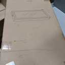 Nicetree 6 LEDs Mirror Jewelry Cabinet, Large Capacity Lockable Jewelry Armoire Organizer, Door or Wall Mounted Mirror with Jewelry Storage, Gift Idea, White